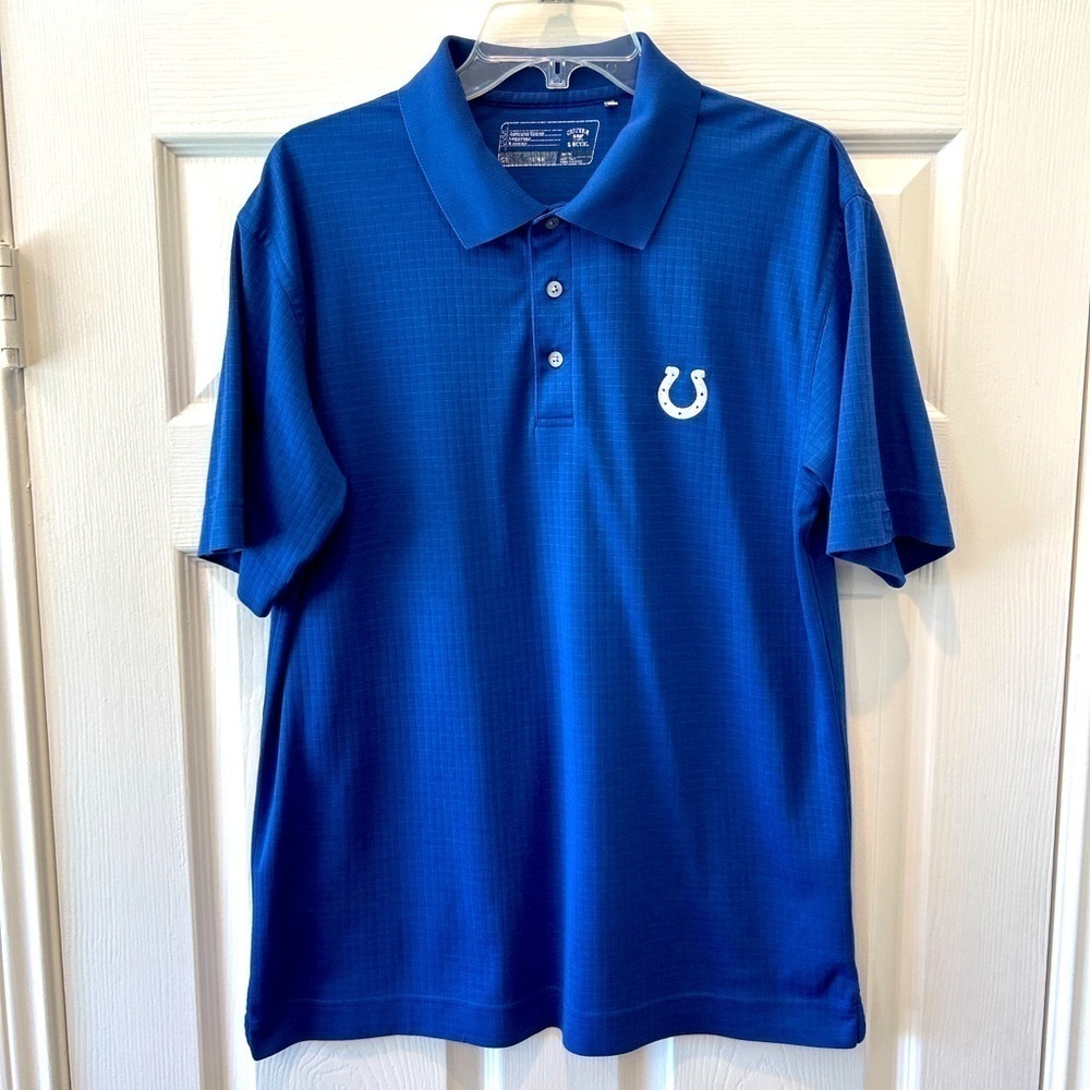 Cutter & Buck Indianapolis Colts Polo Shirt Size Medium Team Apparel